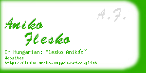 aniko flesko business card